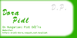 dora pidl business card